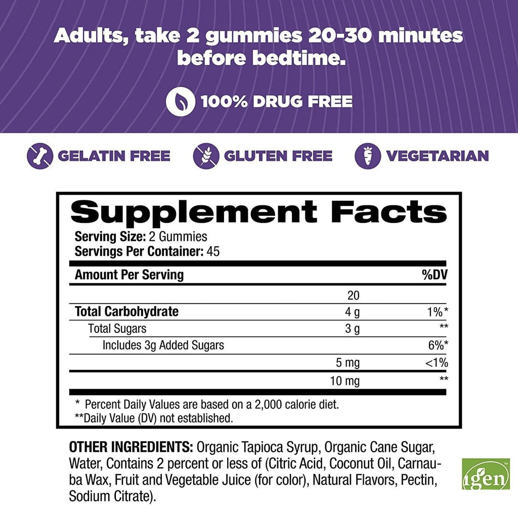 Melatonin 10mg Sleep Gummies | Strawberry Flavour
